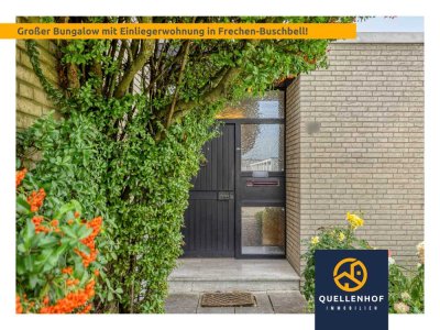 Großer Bungalow mit Garage - 176m² inkl. Einliegerwohnung, mit separatem Eingang, in Buschbell!