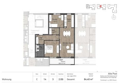 Willkommen im Wohnquartier "Alte Post"  - Neubau von 107 Wohneinheiten