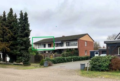 Helle 3 Zimmer Wohnung mit Balkon & Garage in Sandkrug