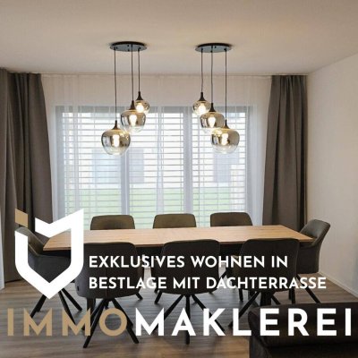 EXKLUSIVES WOHNEN IN BESTLAGE – PREMIUM-DOPPELHAUSHÄLFTE MIT DACHTERRASSE !