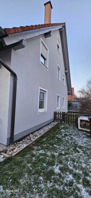 Ansprechende 4-Zimmer-Wohnung auf 3 Etagen in einem Reihenhauskomplex, Schrobenhausen