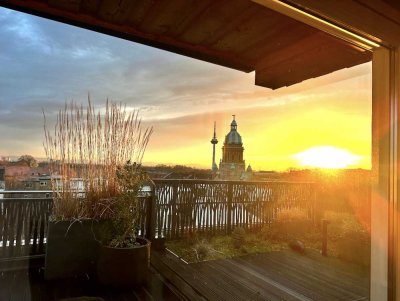 *EXKLUSIV* Luxuriöses Penthouse mit 3,5 Zimmern und Dachterrasse