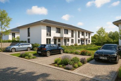 Neubau-Reihenhaus in Rostock – Groß-Klein-Dorf: Familienfreundlich. Modern. Ruhig gelegen.