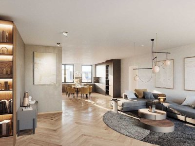 Neubau-Penthouse mit Dachterrasse und Aufzug bis in die Wohnung!