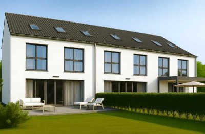 Neubau von drei modernen Reihenhäusern – stilvoll, effizient und zukunftssicher