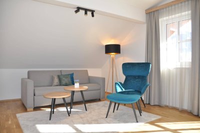 Chalet-FERIEN-Penthouse NEUBAU in Gastein, Dorfgastein, Ortsteil Unterberg, in bester unverbaubarer Grünruhelage mit Genehmigung für die private Vermietung an Feriengäste (touristische Nutzung)