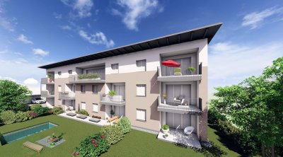 MATTIGHOFEN / Neue 4-Zimmer-Gartenwohnung Top 2/3 im Bauvorhaben KLEINSTADT-QUARTIER