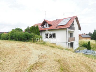 ** Interessantes Objekt in Bodenseenähe auf 
                          ca. 80 ar Bauland **