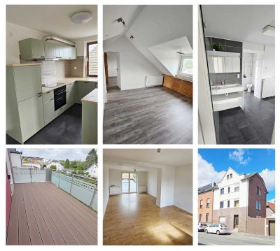 Helle, renovierte 3,5-Zimmer-Wohnung mit großem Balkon und Einbauküche in Viersen