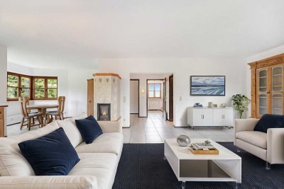 Ankommen & loswohnen: 
3-4-Zimmer-Maisonette-Wohnung mit ca. 170 m² Gartenanteil und Garage