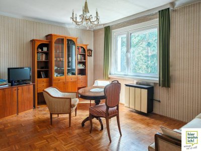 Grünruhelage: 2 Zimmer Südwohnung in Wien Mauer