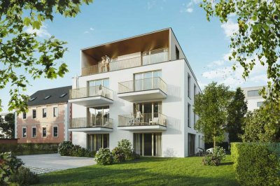 Toller Neubau mit Blick ins Grüne, Briesnitz 2-Raum-Wohnung, Erstbezug, modern, ruhig