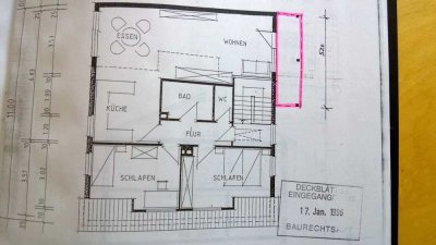 Grosszuegige 3-Zimmerwohnung am Naturschutzg., EBK