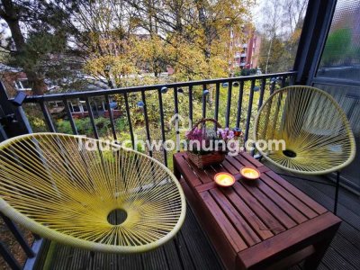 Tauschwohnung: Teilmöbliert 2-Zimmer, EBK, Wohnung inBarmbek