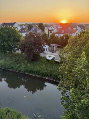Stilvolle 5-Zimmer-Terrassenwohnung direkt an der Nidda in Bad Vilbel