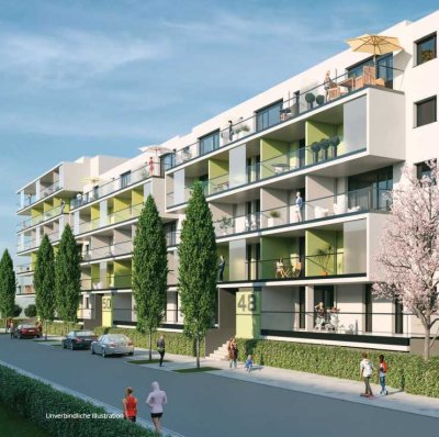 Exklusive 3,5-Zimmer-Wohnung mit sonnigem Süd-Balkon in Pforzheim