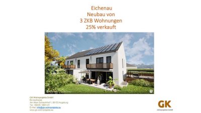 Neubau -  3 ZKB Wohnungen teilweise mit großen Gärten