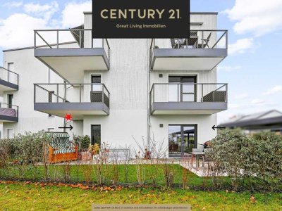Schicke barrierefreie ETW im EG mit Blick zur Burg Hoheneck