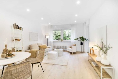 Sanierte Erdgeschosswohnung mit Terrasse und Stellplatz