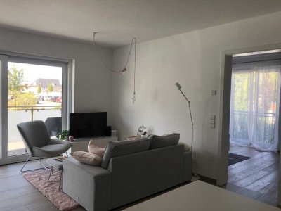 Helle, moderne 2-Zimmer-Hochparterre-Wohnung mit Balkon in Iffezheim