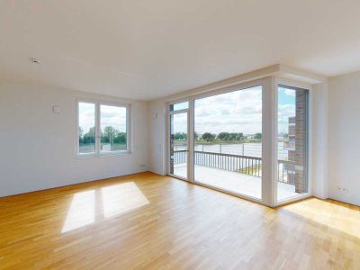 Helle 4-Zimmer-Wohnung in erster Wasserreihe!