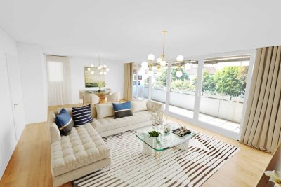 **Individuelle 4-Zimmer-Wohnung mit 3 Stellplätzen**Wohnen in bester Lage von S-Nord**