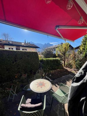 � Zwischenmiete� 3 Monate: traumhafte möblierte Whg. mit Terrasse & Alpenblick (Dez -März) 25/26
