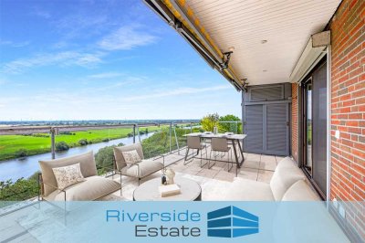 Exklusives Penthouse in Toplage von Achim-Baden – Weitblick, Wintergarten, Sauna & Schwimmbad