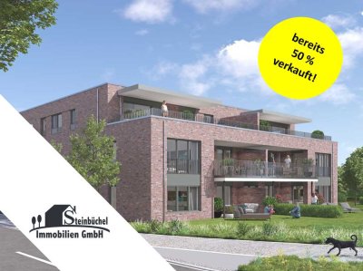 Erstbezug! Moderne 2-Zimmer-Wohnung im Erdgeschoss mit Garten und PKW-Außenstellplatz