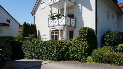 Exklusive 3-Zimmer-EG-Wohnung mit Balkon und Einbauküche in Wangen im Allgäu