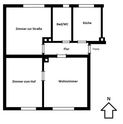 Helle 3-Zimmer-Wohnung nahe Rosenheim