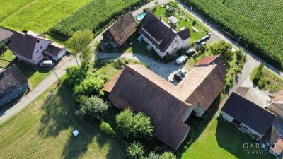 Visionäre gesucht! Denkmalgeschütztes Gehöft im Außenbereich von Schallstadt