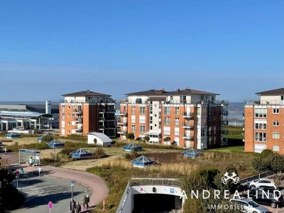Strandnahe Ferienwohnung mit Teilseesicht und Balkon in Duhnen - Haus Elisabeth