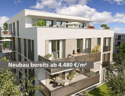 Qualität muss nicht teuer sein! 3-Zimmer-Neubau-Wohnung mit schickem Südbalkon