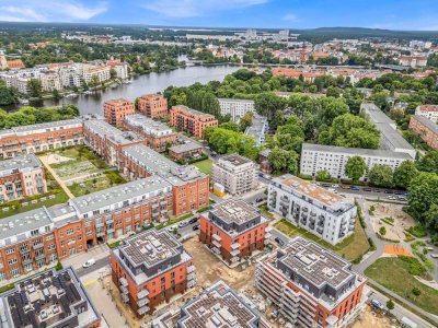 Spreequartier – Luxuspenthouse, umlaufende Terrasse, EBK, Parkett im Erstbezug zum 01.04.2026