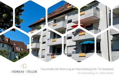 Traumhafte DG-Wohnung am Wachtelberg (inkl. TG-Stellplatz)