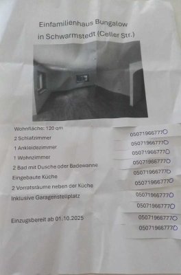 Attraktives und gepflegtes 4-Raum-Einfamilienhaus mit EBK in Schwarmstedt