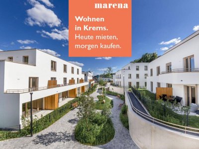 marena - Wohnen in Krems: 3-Zimmer-Wohnung mit Loggia und großem Eigengarten