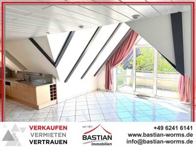 Vom zweiten sieht man besser: DG-Maisonette - 4 ½ Zimmer- Balk. - off. Grundriss - TG! Leiselheim!