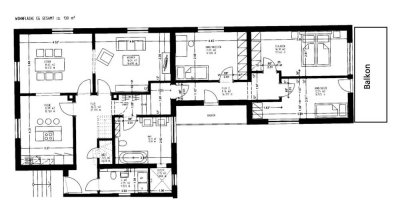 Ansprechende 4-Zimmer-EG-Wohnung mit Balkon in Gründau