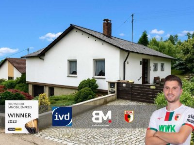 Stilvoller Architekten-Bungalow mit großem Garten und exklusiven Extras in Gersthofen-Batzenhofen