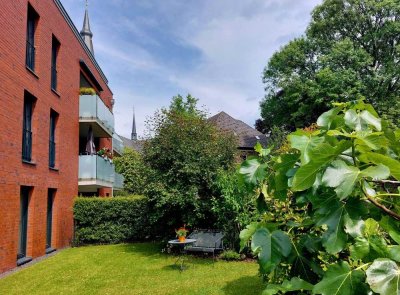 Einzigartige 3-Zimmer-Wohnung mit Garten im Herzen von St. Tönis