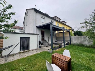 Gepflegtes Reiheneckhaus mit 4 Schlafzimmern, Garage und Garten in ruhiger Lage