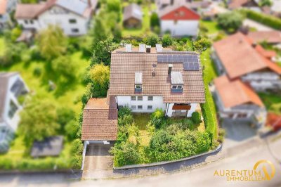 Sofort Frei: 2 - Familienhaus mit ELW, großzügig mit PV, Solar, neuwertiger Heizung, schöner Garten!