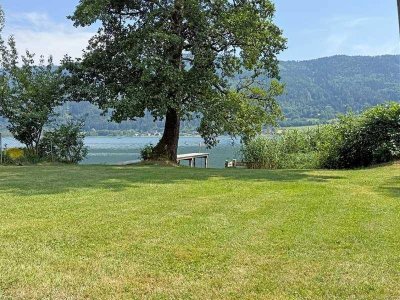 Sonnige Gartenwohnung mit privatem Seezugang