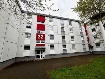 Schöne, gemütliche 3-Zimmer-Wohnung mit Einbauküche und traumhaftem Fernblick in Monheim am Rhein