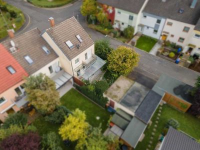 Attraktives Reiheneckhaus in ruhiger Lage mit Garten, Balkon & Garage – Würzburg/Lengfeld