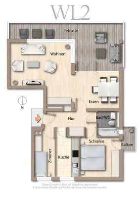 Vermietetes und renoviertes Penthouse zur Kapitalanlage und späteren Selbstbezug