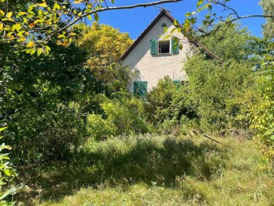 Geroda: Charaktervolles Wohnhaus in der bayrischen Rhön mit Gästehaus und Panoramablick ins Grüne