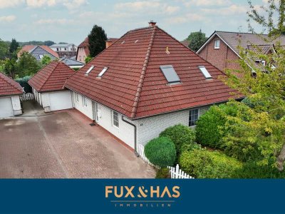 Ruhige Wohnlage in Werlte – Bungalow mit lichtdurchflutetem Wintergarten!